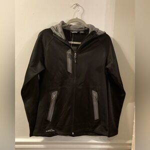 NWT Eddie Bauer Women’s Sports Hooded Full-Zip Fleece Jacket